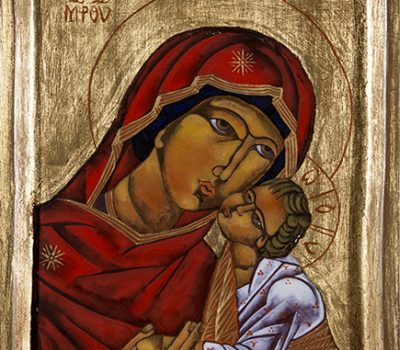 Kunstkopie, Gemäldekopie, Ikone Madonna mit Kind